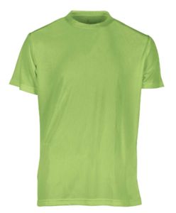 Tee-shirt respirant sans étiquette de marque homme publicitaire | No label sport tee-shirt men Fluorescent Green