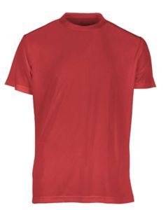 Tee-shirt respirant sans étiquette de marque homme publicitaire | No label sport tee-shirt men Red