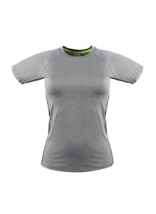 Tee-shirt sport femme publicitaire | Ladies' slim fit t-shirt Grey Marl