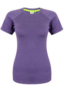 Tee-shirt sport femme publicitaire | Ladies' slim fit t-shirt Purple Marl