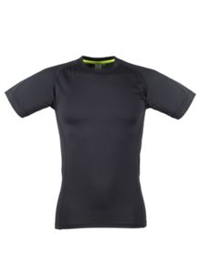 Tee-shirt sport homme publicitaire | Men's slim fit t-shirt Black