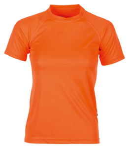 T Shirt Sport Publicitaire - Firstee Women Fluorescent Orange