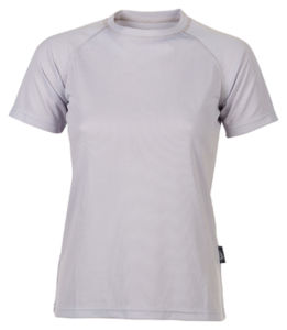 T Shirt Sport Publicitaire - Firstee Women Light Grey