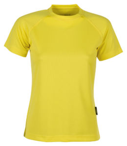 T Shirt Sport Publicitaire - Firstee Women Yellow