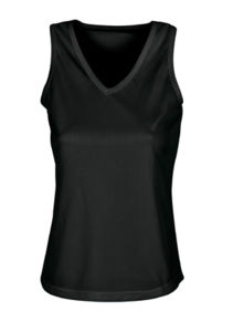 Débardeur Sport Personnalisé - Firstop Women Black