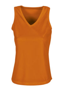 Débardeur Sport Personnalisé - Firstop Women Orange