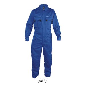 Combinaison publicitaire workwear simple zip | Solstice Pro Bleu bugatti