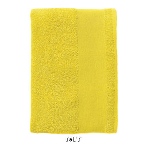 Serviette publicitaire de toilette | Island 50 Citron