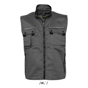 Bodywarmer publicitaire workwear | Zenith Pro Gris foncé