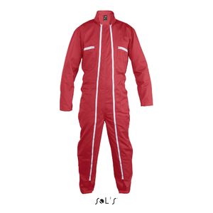 Combinaison publicitaire workwear double zip | Jupiter Pro Rouge