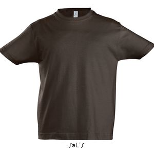 Tee-shirt personnalisé enfant col rond | Imperial Kids Chocolat