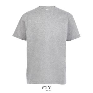 Tee-shirt personnalisé enfant col rond | Imperial Kids Gris chiné