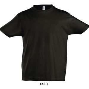 Tee-shirt personnalisé enfant col rond | Imperial Kids Noir profond