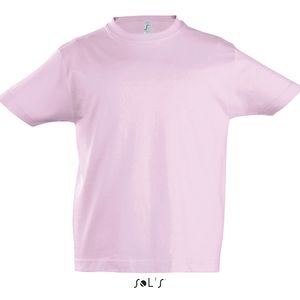 Tee-shirt personnalisé enfant col rond | Imperial Kids Rose moyen