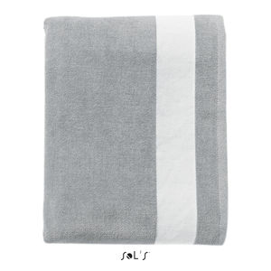 Drap publicitaire de plage | Lagoon Gris pur