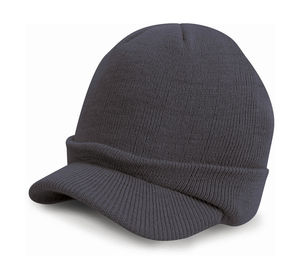 Bonnet tricoté publicitaire | Esco Charcoal Grey