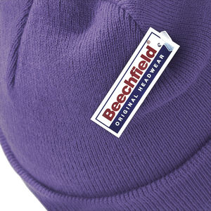 Bonnet original à revers publicitaire | Gallipoli Purple