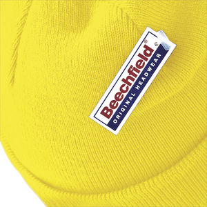 Bonnet original à revers publicitaire | Gallipoli Yellow