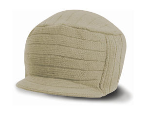 Bonnet tricoté publicitaire | Esco Desert Khaki