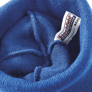 Bonnet beanie patch publicitaire | Mancora Bright Royal