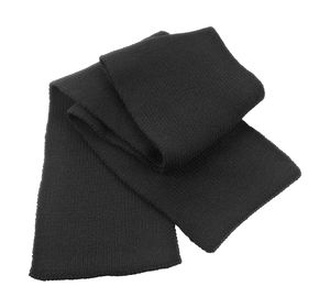 Écharpe classique publicitaire | Classic Heavy Knit Scarf Black