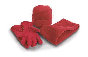 Gants publicitaires | Accessory set Red