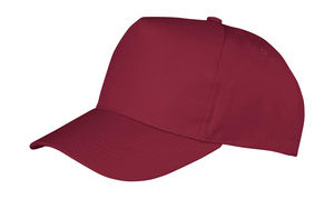 Casquette boston 5 panneaux publicitaire | Boston Burgundy