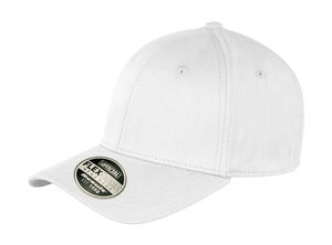 Casquette publicitaire flex - 6 panneaux | Kansas White