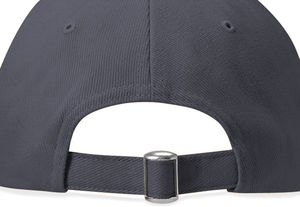 Casquette pro-style en coton brossé personnalisée | Positano Graphite Grey