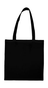 Bagagerie publicitaire | Popular Organic Cotton Shopper LH Black