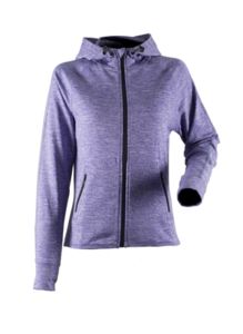Veste de sport femme publicitaire | Ladies' running hoodie Purple Marl