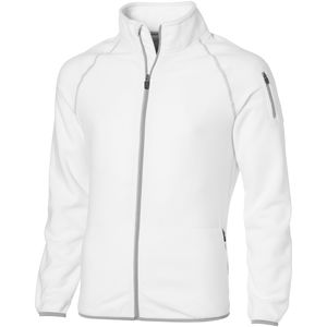 Veste personnalisée micro-polaire full zip Drop Shot Blanc