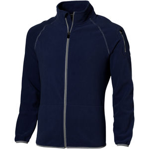Veste personnalisée micro-polaire full zip Drop Shot Marine