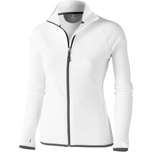 Veste publicitaire micro-polaire full zip femme Brossard Blanc