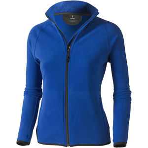 Veste publicitaire micro-polaire full zip femme Brossard Bleu