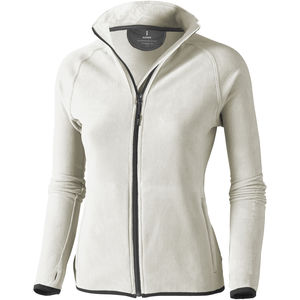 Veste publicitaire micro-polaire full zip femme Brossard Gris Clair