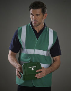 Veste personnalisé | Fluo Waistcoat Paramedic Green