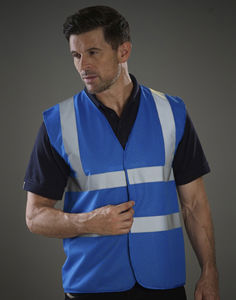 Veste personnalisé | Fluo Waistcoat Royal Blue