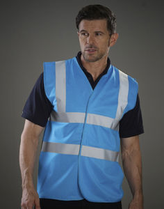 Veste personnalisé | Fluo Waistcoat Sapphire