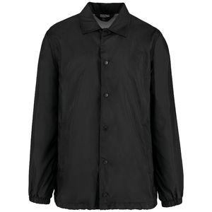 Veste personnalisée écoresponsable coupe-vent unisexe Black