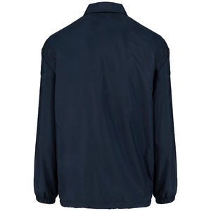 Veste personnalisée écoresponsable coupe-vent unisexe Navy Blue