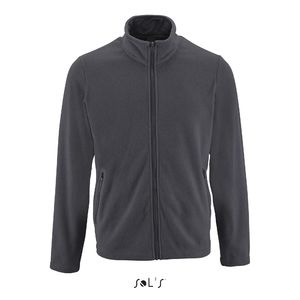 Veste personnalisée polaire homme zippée | Norman Men Anthracite