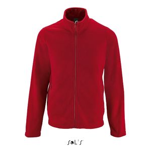 Veste personnalisée polaire homme zippée | Norman Men Rouge