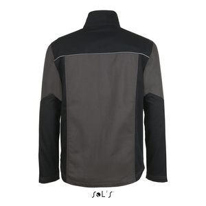 Blouson publicitaire bicolore workwear homme | Impact Pro Gris foncé Noir 1