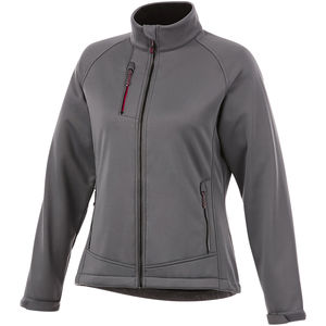 Veste publicitaire softshell femme Chuck Gris