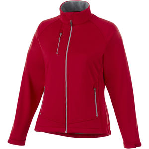 Veste publicitaire softshell femme Chuck Rouge