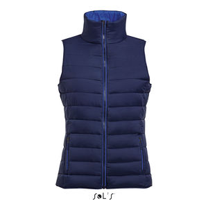 Doudoune personnalisée sans manche light femme | Wave Women Marine