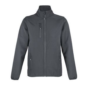 Veste zippée écoresponsable homme publicitaire Anthracite