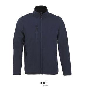 Veste zippée softshell publicitaire | Radian Men Bleu abysse