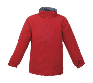 Veste personnalisée homme manches longues avec capuche | Beauford Insulated Classic Red